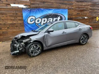 2024 Nissan Sentra SV z VIN 3N1AB8CV3RY334050, wystawiony jako Copart lot #59201105 z przebiegiem 32 598 mil mil oraz Nie do naprawy • Non repairable. Historia ofert i sprzedaży dostępna na DreamBid. Obrazek 1.