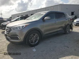 2018 Hyundai Santa Fe 2.4L z VIN 5NMZT3LB7JH080380, wystawiony jako Copart lot #54016805 z przebiegiem 138 494 mil mil oraz Nie do naprawy • Non repairable. Historia ofert i sprzedaży dostępna na DreamBid. Obrazek 1.