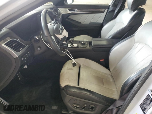 2018 Genesis G80 3.3T Sport with VIN KMHGN4JB1JU260498, listed as a Copart auction lot 73844514 with 103,872 mi miles and Salvage Title. Bid and sale history available at carsss.com. Image 7.