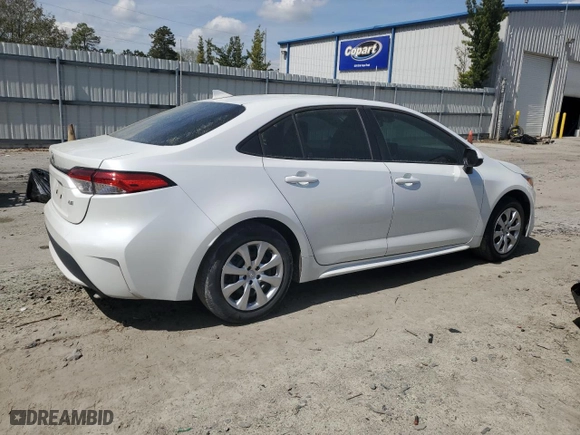 2022 Toyota Corolla LE with VIN 5YFEPMAE4NP303847, listed as a Copart auction lot 48896125 with 56,928 mi miles and Salvage Title. Bid and sale history available at carsss.com. Image 3.