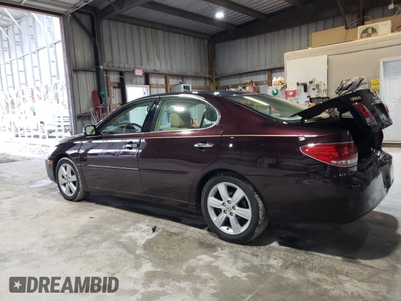 2005 Lexus ES 330 with VIN JTHBA30G455115214, listed as a Copart auction lot 86619964 with 88,706 mi miles and Salvage Title. Bid and sale history available at carsss.com. Image 2.