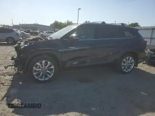 2020 Toyota Highlander Hybrid Limited with VIN 5TDXBRCH2LS004468, listed as a Copart auction lot 60086525 with 82,506 mi miles and Salvage title. Bid and sale history available at DreamBid. Image 1.