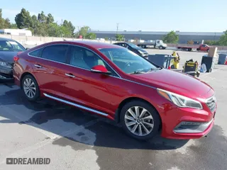 2015 Hyundai Sonata 2.4L Limited with VIN 5NPE34AF9FH251456, listed as a IAAI auction lot 42102725 with 180,488 mi miles. Bid and sale history available at carsss.com. Image 1.