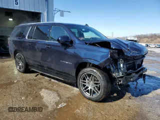 2024 Chevrolet Suburban with VIN 1GNSKBET0RR106398, listed as a Copart auction lot 46058085 with Not provided miles and Salvage title. Bid and sale history available at DreamBid. Image 4.
