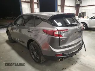2023 Acura RDX w/A-Spec Package with VIN 5J8TC1H67PL005466, listed as a Copart auction lot 86745844 with 19,304 mi miles and Salvage title. Bid and sale history available at DreamBid. Image 2.