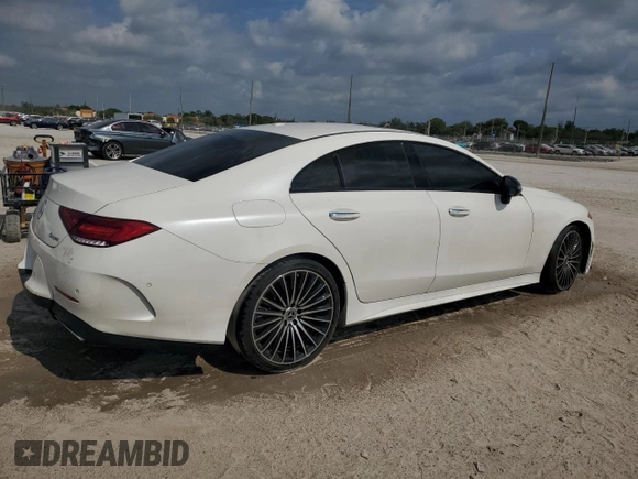 2023 Mercedes-Benz CLS 450 with VIN W1K2J5KB8PA111309, listed as a Copart auction lot 58293875 with 48,879 mi miles and Clean title. Bid and sale history available at DreamBid. Image 3.