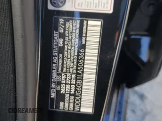 2020 Mercedes-Benz S-Class S 450 with VIN WDDUG6GB1LA506366, listed as a Copart auction lot 77251484 with 0 mi miles and Non Repairable. Bid and sale history available at carsss.com. Image 13.