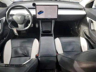 2018 Tesla Model 3 Long Range Battery with VIN 5YJ3E1EB2JF074148, listed as a Copart auction lot 50424975 with 93,822 mi miles and Salvage Title. Bid and sale history available at DreamBid. Image 8.