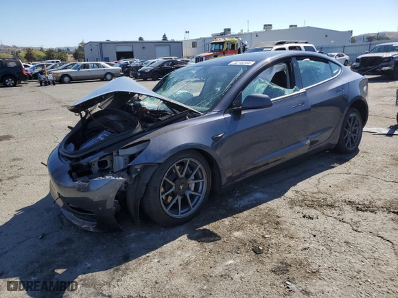 2023 Tesla Model 3 with VIN 5YJ3E1EA5PF396539, listed as a Copart auction lot 73218204 with NaN miles and Salvage Title. Bid and sale history available at carsss.com. Image 1.