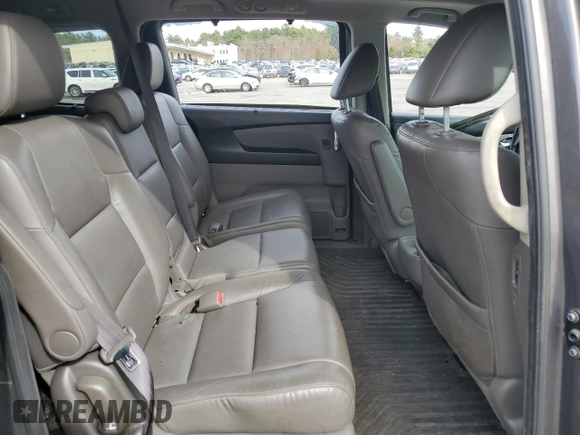 2015 Honda Odyssey Touring Elite with VIN 5FNRL5H95FB117971, listed as a Copart auction lot 52083475 with 82,626 mi miles and Salvage Title. Bid and sale history available at DreamBid. Image 11.