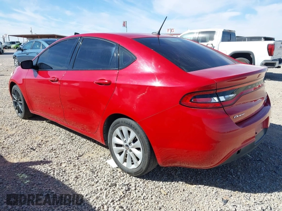 2014 Dodge Dart Aero with VIN 1C3CDFDH3ED669100, listed as a IAAI auction lot 41624158 with 140,489 mi miles and . Bid and sale history available at carsss.com. Image 3.