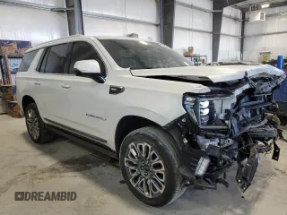 2023 GMC Yukon Denali Ultimate with VIN 1GKS2EKL9PR284472, listed as a Copart auction lot 87626195 with 29,051 mi miles and Salvage Title. Bid and sale history available at carsss.com. Image 4.