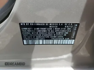 2013 Volkswagen Jetta SE z VIN 3VWDP7AJ6DM212821, wystawiony jako Copart lot #63791895 z przebiegiem 95 119 mil mil oraz Szkoda całkowita • Salvage title. Historia ofert i sprzedaży dostępna na DreamBid. Obrazek 12.