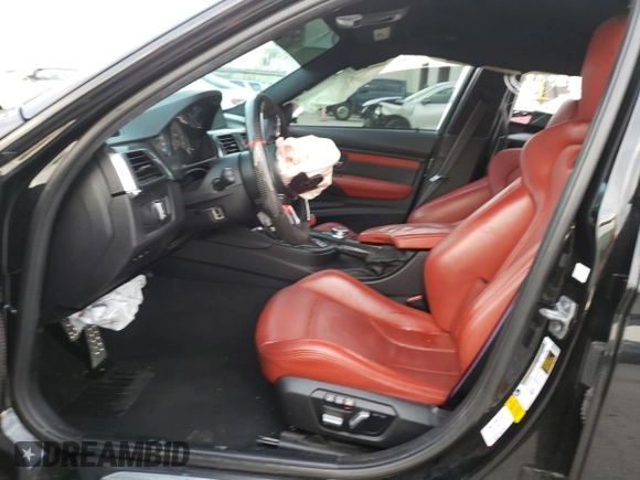 2018 BMW M3 with VIN WBS8M9C53J5K98821, listed as a Copart auction lot 37048984 with 0 mi miles. Bid and sale history available at carsss.com. Image 7.