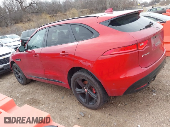 2019 Jaguar F-Pace S with VIN SADCM2FV7KA363378, listed as a IAAI auction lot 41814843 with 191,421 mi miles and . Bid and sale history available at DreamBid. Image 3.