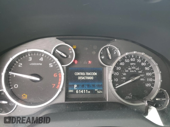 2017 Toyota Tundra SR с VIN 5TFRM5F16HX117710, выставлен на аукционе Copart как лот 56894855 с пробегом 61 411 миль миль и Списание • Salvage title. История ставок и продаж доступна на DreamBid. Изображение 9.