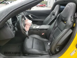 2014 Chevrolet Corvette Z51 2LT with VIN 1G1YJ2D76E5100805, listed as a Copart auction lot 86692374 with Not provided miles and Salvage title. Bid and sale history available at DreamBid. Image 7.