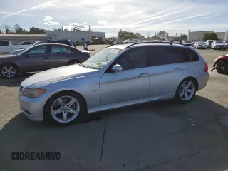 2007 BMW 3 Series 328i with VIN WBAVS13537FX15971, listed as a Copart auction lot 80156404 with 248,689 mi miles and Clean Title. Bid and sale history available at carsss.com. Image 1.