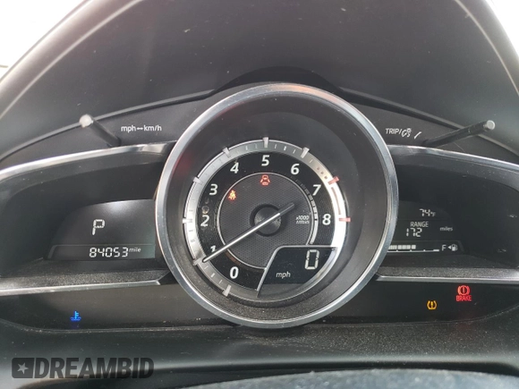 2017 Mazda CX-3 Grand Touring z VIN JM1DKFD74H0167026, wystawiony jako Copart lot #48817725 z przebiegiem 84 053 mil mil oraz Szkody całkowita. Historia ofert i sprzedaży dostępna na DreamBid. Obrazek 9.