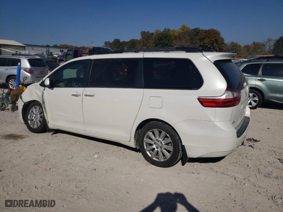 2017 Toyota Sienna XLE with VIN 5TDDZ3DC4HS148951, listed as a Copart auction lot 78027554 with 125,953 mi miles and Salvage Title. Bid and sale history available at carsss.com. Image 2.
