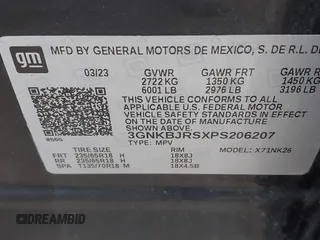 2023 Chevrolet Blazer LT с VIN 3GNKBJRSXPS206207, выставлен на аукционе IAAI как лот 41488978 с пробегом 16 393 миль миль и . История ставок и продаж доступна на DreamBid. Изображение 9.