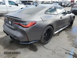 2022 BMW M4 Competition with VIN WBS33AZ00NCH76823, listed as a Copart auction lot 48076435 with 42,493 mi miles and Salvage Title. Bid and sale history available at carsss.com. Image 3.