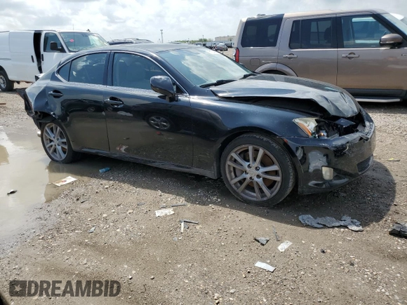 2006 Lexus IS 350 with VIN JTHBE262562002448, listed as a Copart auction lot 61063565 with 187,561 mi miles and Salvage title. Bid and sale history available at DreamBid. Image 4.