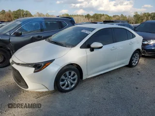 2022 Toyota Corolla LE with VIN 5YFEPMAE6NP295654, listed as a Copart auction lot 43652165 with 43,091 mi miles and Salvage Title. Bid and sale history available at carsss.com. Image 1.