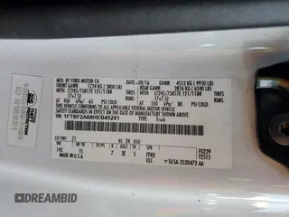 2017 Ford F-250 XL with VIN 1FTBF2A68HEB45291, listed as a Copart auction lot 74703744 with Not provided miles and Salvage title. Bid and sale history available at DreamBid. Image 12.