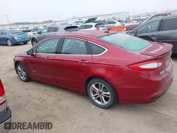 2016 Ford Fusion Titanium Hybrid with VIN 3FA6P0RU3GR355398, listed as a IAAI auction lot 41140669 with 125,959 mi miles. Bid and sale history available at carsss.com. Image 14.
