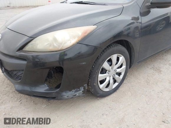 2013 Mazda 3 i SV with VIN JM1BL1TGXD1716628, listed as a IAAI auction lot 41954693 with 184,031 mi miles. Bid and sale history available at carsss.com. Image 6.