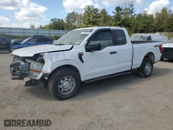 2021 Ford F-150 XL with VIN 1FTEX1EB1MKD60924, listed as a Copart auction lot 71455334 with 13,016 mi miles and Clean title. Bid and sale history available at DreamBid. Image 1.