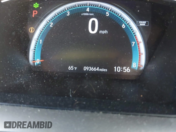 2018 Honda Civic Sedan EX with VIN 19XFC2F78JE037551, listed as a IAAI auction lot 41733255 with 93,664 mi miles. Bid and sale history available at carsss.com. Image 15.