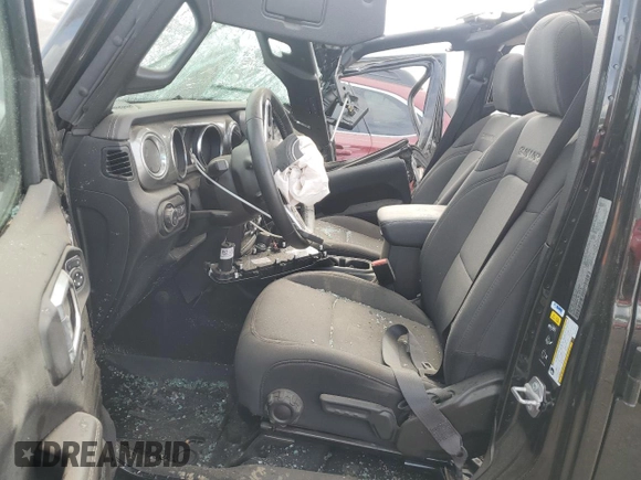 2022 Jeep Wrangler Unlimited Sahara Altitude with VIN 1C4HJXEG0NW241043, listed as a Copart auction lot 75556664 with Not provided miles and Salvage title. Bid and sale history available at DreamBid. Image 7.
