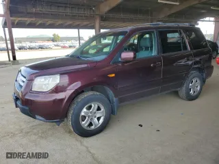 2008 Honda Pilot VP with VIN 5FNYF28268B022441, listed as a Copart auction lot 48771865 with 184,580 mi miles and Clean Title. Bid and sale history available at carsss.com. Image 1.