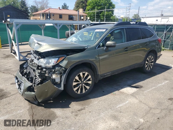 2016 Subaru Outback Limited with VIN 4S4BSENCXG3226960, listed as a Copart auction lot 57768185 with 201,303 mi miles and Salvage title. Bid and sale history available at DreamBid. Image 1.