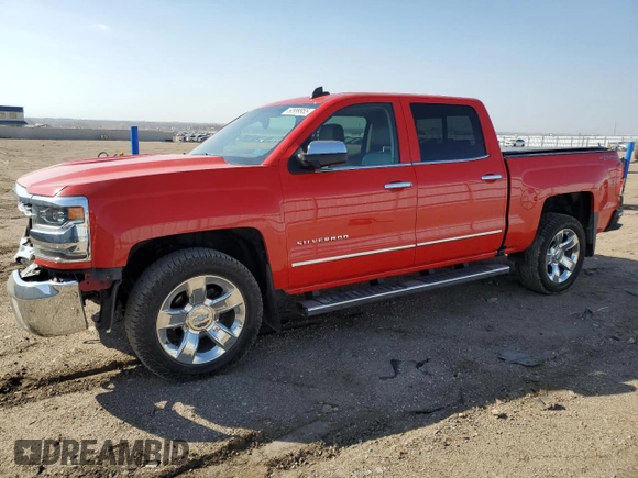2017 Chevrolet Silverado 1500 LTZ with VIN 3GCUKSEC7HG505101, listed as a Copart auction lot 50999955 with 114,861 mi miles and Salvage Title. Bid and sale history available at DreamBid. Image 1.