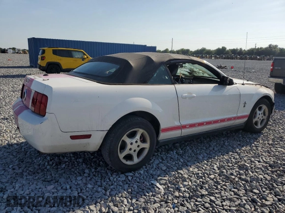 2008 Ford Mustang Deluxe with VIN 1ZVHT84N085133559, listed as a Copart auction lot 57449265 with Not provided miles and Salvage title. Bid and sale history available at DreamBid. Image 3.