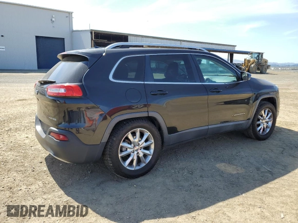2016 Jeep Cherokee Limited with VIN 1C4PJLDB9GW207115, listed as a Copart auction lot 60512885 with 97,583 mi miles and Salvage title. Bid and sale history available at DreamBid. Image 3.