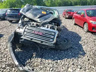 2015 GMC Canyon 2WD SLE z VIN 1GTH5BEA5F1190091, wystawiony jako Copart lot #59672204 z przebiegiem Nie podano mil oraz Szkoda całkowita • Salvage title. Historia ofert i sprzedaży dostępna na DreamBid. Obrazek 11.