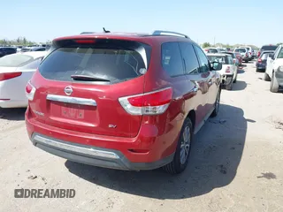 2016 Nissan Pathfinder S with VIN 5N1AR2MN5GC631410, listed as a IAAI auction lot 41851832 with 198,670 mi miles and . Bid and sale history available at DreamBid. Image 4.