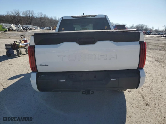 2023 Toyota Tundra 4WD SR5 with VIN 5TFLA5DB4PX127628, listed as a Copart auction lot 42631995 with 18,719 mi miles and Salvage Title. Bid and sale history available at carsss.com. Image 6.