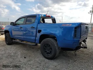 2021 Chevrolet Colorado 2WD Z71 with VIN 1GCGSDEN8M1125476, listed as a Copart auction lot 44070775 with 41,424 mi miles and Non Repairable. Bid and sale history available at carsss.com. Image 2.