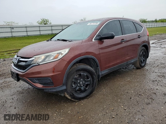 2015 Honda CR-V LX with VIN 2HKRM3H37FH510403, listed as a Copart auction lot 50775795 with 118,684 mi miles and Salvage Title. Bid and sale history available at carsss.com. Image 1.