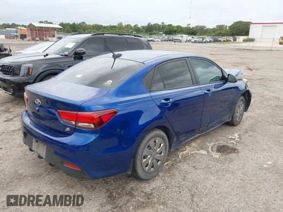 2020 Kia Rio LX with VIN 3KPA24AD0LE284555, listed as a IAAI auction lot 40515826 with 113,296 mi miles and . Bid and sale history available at DreamBid. Image 4.