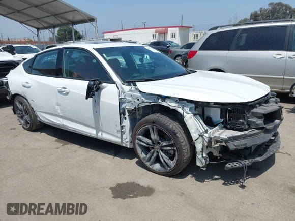 2024 Acura Integra Technology with VIN 19UDE4G77RA028884, listed as a IAAI auction lot 42444091 with 18,600 mi miles and . Bid and sale history available at DreamBid. Image 1.