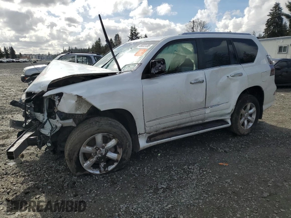 2014 Lexus GX 460 z VIN JTJBM7FX2E5079088, wystawiony jako Copart lot #48033135 z przebiegiem Nie podano mil oraz Szkoda całkowita • Salvage title. Historia ofert i sprzedaży dostępna na DreamBid. Obrazek 1.