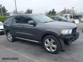 2014 Dodge Durango Limited with VIN 1C4RDHDG3EC972487, listed as a IAAI auction lot 41859308 with 213,121 mi miles. Bid and sale history available at carsss.com. Image 1.