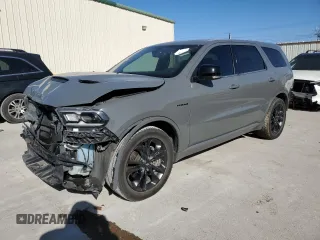 2021 Dodge Durango R/T z VIN 1C4SDJCTXMC763107, wystawiony jako Copart lot #48401165 z przebiegiem 43 445 mil mil oraz Szkoda całkowita • Salvage title. Historia ofert i sprzedaży dostępna na DreamBid. Obrazek 1.