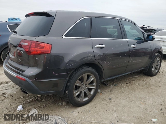 2010 Acura MDX Advance with VIN 2HNYD2H53AH532983, listed as a Copart auction lot 45482585 with 187,322 mi miles and Salvage Title. Bid and sale history available at DreamBid. Image 3.
